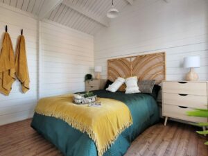 Interior view of Brook River display cabin at Katoomba office