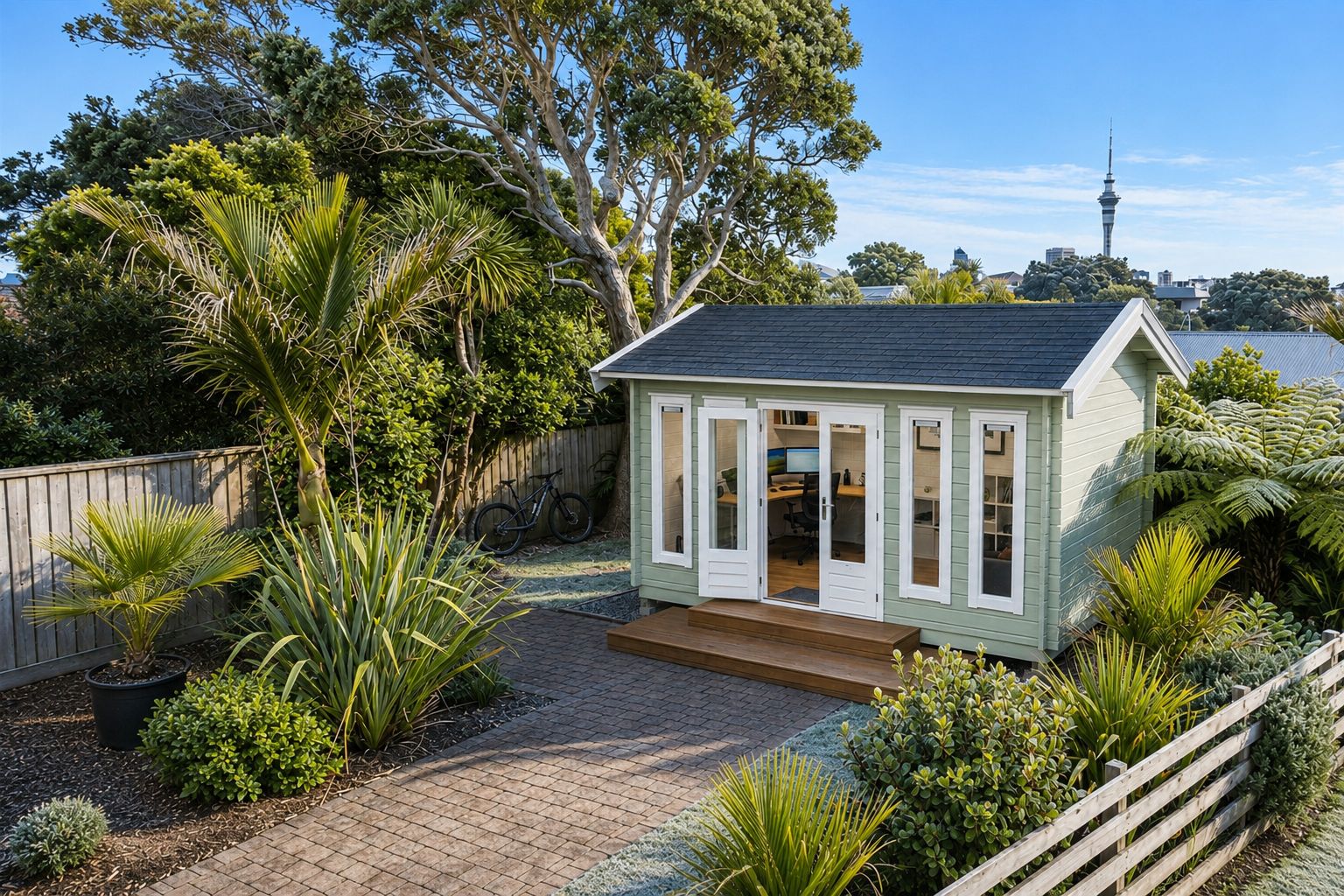 Auckland Ranch Cabin in Winter